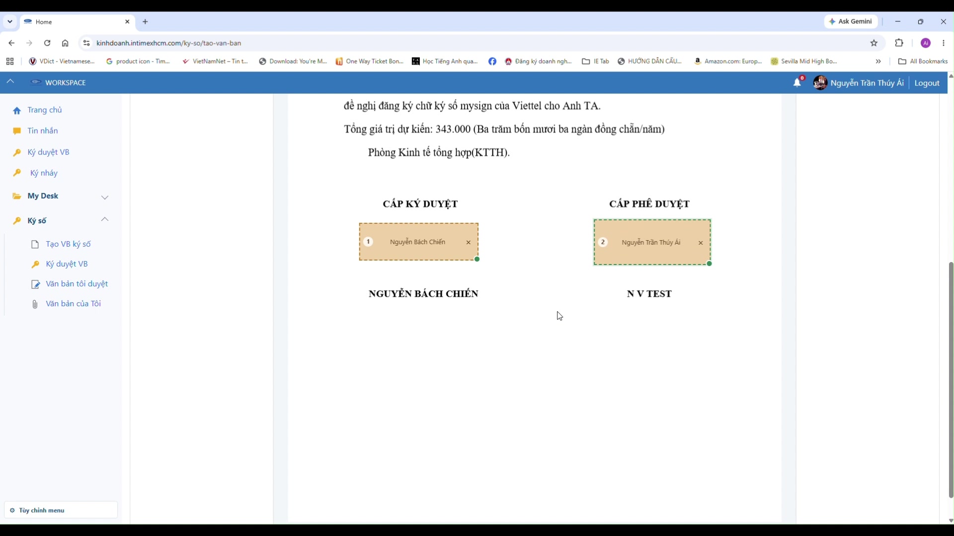 Chọn vùng ký trên PDF